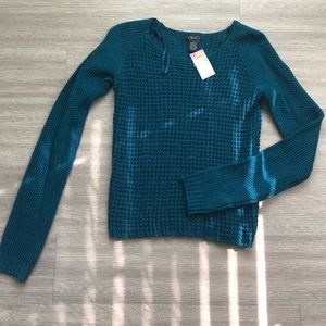 NWT Teal Sweater Size Small